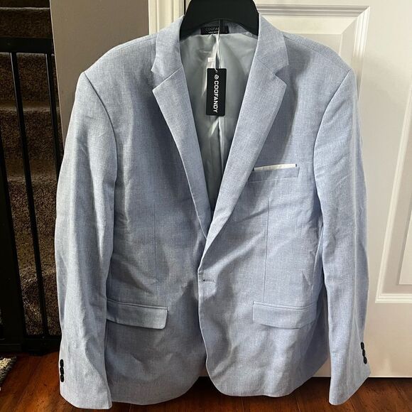 COOFANDY Men's Blazer Casual Sport Coats Slim Fit One Button Suit Jacket - Picture 5 of 16